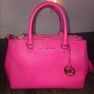 Hot pink Michael Kors purse
